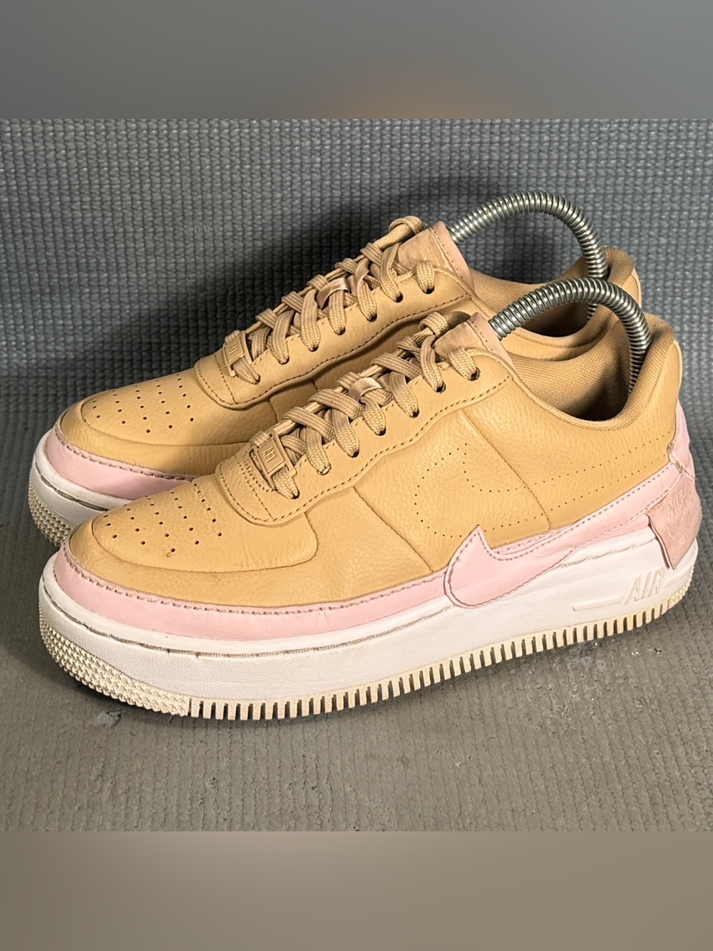 Nike Air Force 1 Jester XX "Bio Beige Pink" Sneakers AO1220-202 Women’s Size 6.5